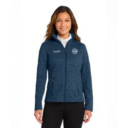 Image of Port Authority Digi Stripe Ladies Fleece Jacke