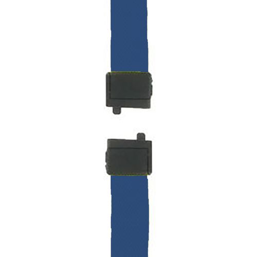 3/4" Lanyard - Metal Crimp, Split Ring & Bulldog Clip & Convenience Release image thumbnail