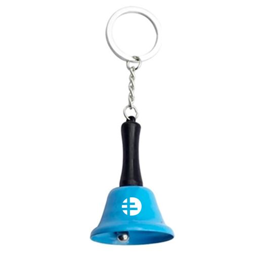 Mini Metal Dinner Bell Keychain image thumbnail