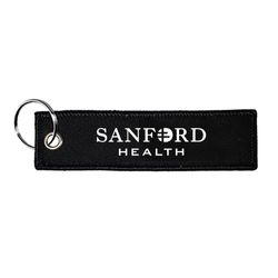 Image of Two-Sided Embroidered Key Ring