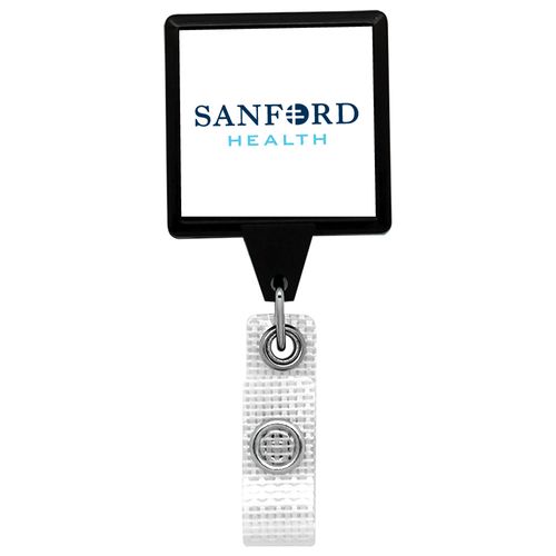 Anti-Microbial Jumbo Square Badge Reel image thumbnail