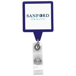 Image of Anti-Microbial Jumbo Square Badge Reel