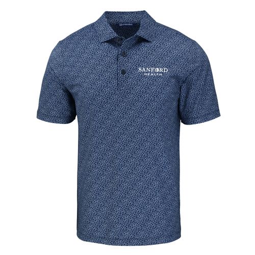 Pike Pebble Print Recycled Men's Polo image thumbnail