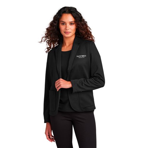 Women's Relaxed Knit Blazer image thumbnail