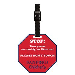 Image of Soft PVC Luggage Tags - Overseas