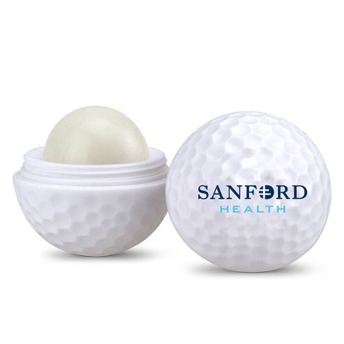 Golf Ball Shaped Lip Balm Moisturizer Container image thumbnail