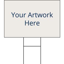 Image of H Frame Sign - With Stake