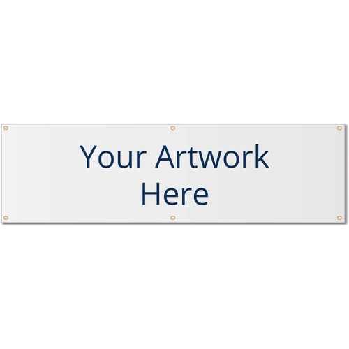 3' X 12' 13 oz Vinyl Sigle Sided Banner W/ Grommets image thumbnail