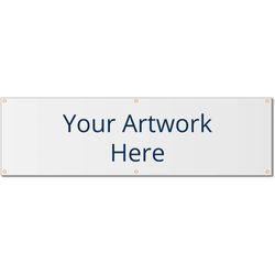 Image of 3' X 12' 13 oz Vinyl Sigle Sided Banner W/ Grommets