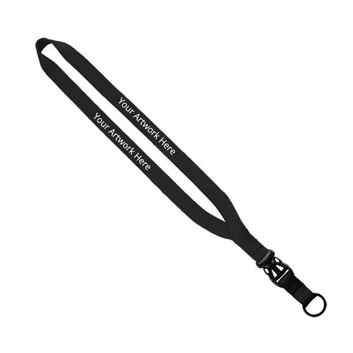 3/4" Smooth Nylon Slide-Release & Quick Release Lanyard image thumbnail