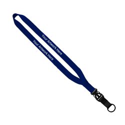 Image of 3/4" Smooth Nylon Slide-Release & Quick Release Lanyard