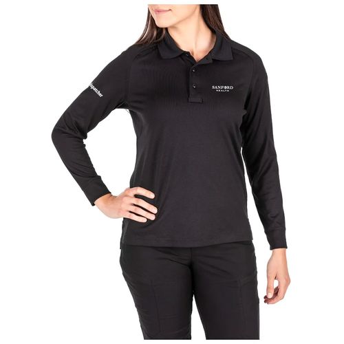 Women's Performance Long Sleeve Polo image thumbnail