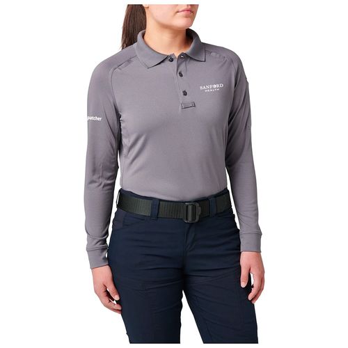 Women's Performance Long Sleeve Polo image thumbnail