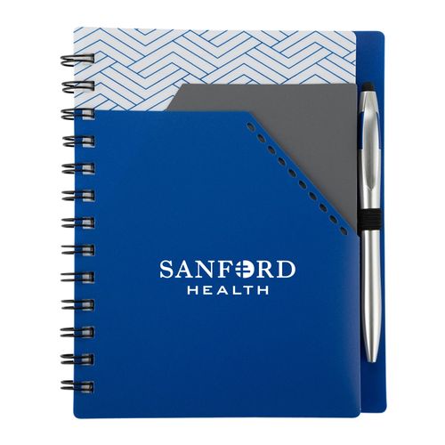 Trapezoid Junior Notebook w/ Stylus Pen image thumbnail