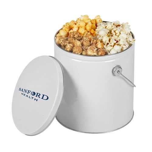 Popcorn Tin with Trio of Popcorn Flavors image thumbnail