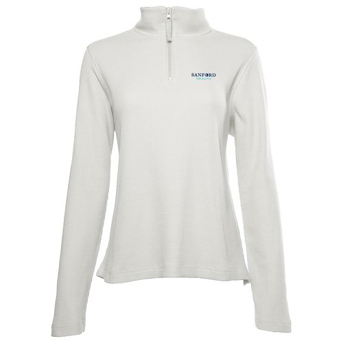 Women’s Lightweight Waffle Quarter Zip Pullover image thumbnail