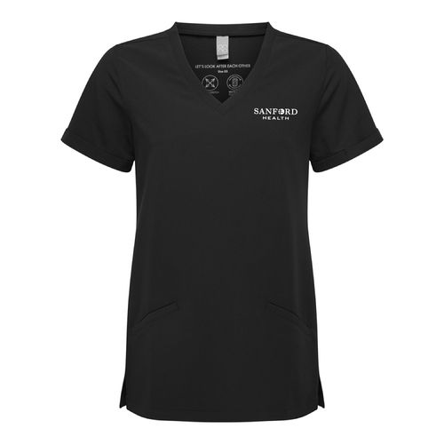 Onna Ladies' Invincible V-Neck Stretch Scrub Top image thumbnail