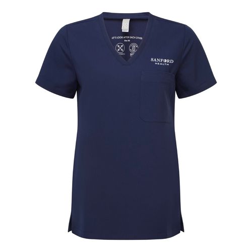 Onna Ladies' Limitless V-Neck Stretch Scrub Top image thumbnail