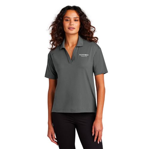 MERCER+METTLE™ Women’s Stretch Jersey Polo image thumbnail