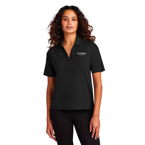 MERCER+METTLE™ Women’s Stretch Jersey Polo image thumbnail