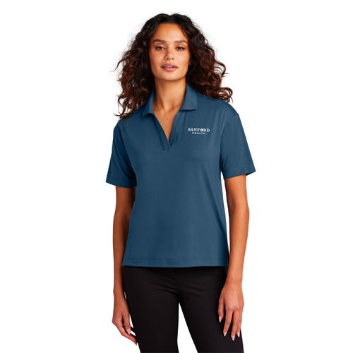 MERCER+METTLE™ Women’s Stretch Jersey Polo image thumbnail