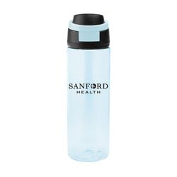Image of 24 oz. Pop Sip RPET Bottle - Light Blue