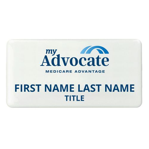 DigiLine PVC Name Badges, 1.5"x 3" with Magnet Fastener image thumbnail