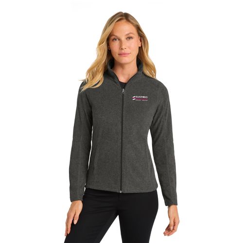 Port Authority Women's Heather Microfleece Full-Zip Jacket image thumbnail