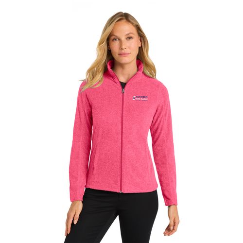 Port Authority Women's Heather Microfleece Full-Zip Jacket image thumbnail