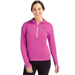 Image of Daybreak Eco Recycled Womens Half Zip Hoodie