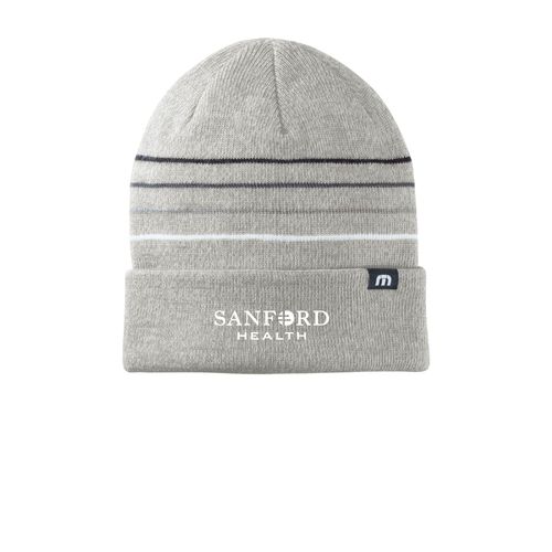 TravisMathew Striped Cuffed Beanie image thumbnail