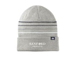 Image of TravisMathew Striped Cuffed Beanie