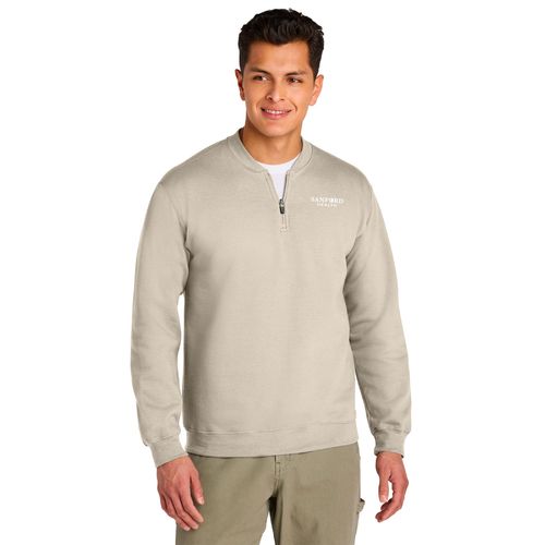 Unisex Softstyle Midweight 1/4 Zip Sweatshirt image thumbnail