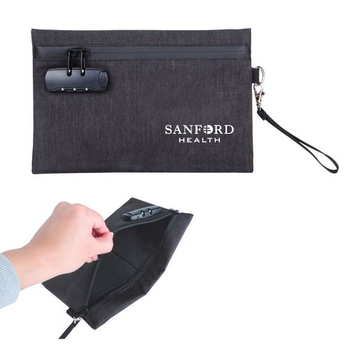 11"x7" Zippered Bag with Lock image thumbnail