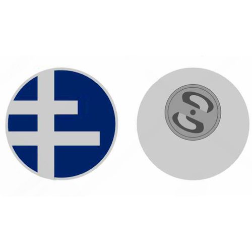 3/4" Iron Soft Enamel Lapel Pin with Military Clutch image thumbnail