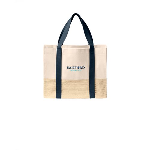 Port Authority Straw Market Tote image thumbnail
