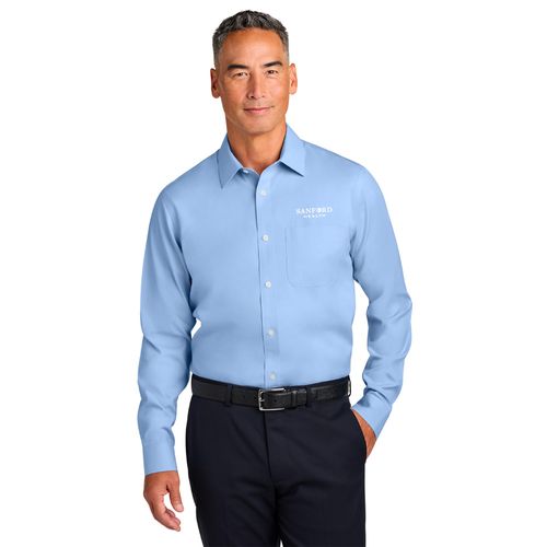 Brooks Brothers Wrinkle-Free Stretch Pinpoint Spread Collar Shirt image thumbnail