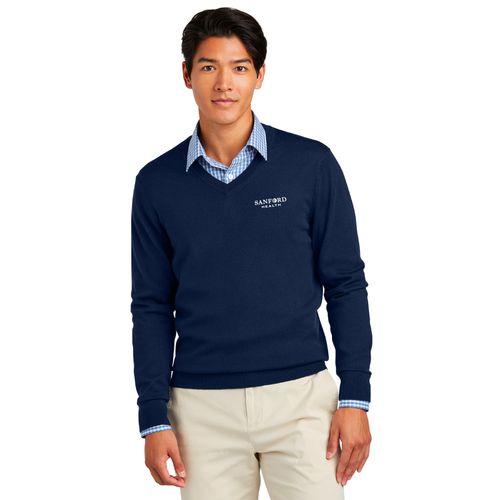 Brooks Brothers Washable Merino V-Neck Sweater image thumbnail