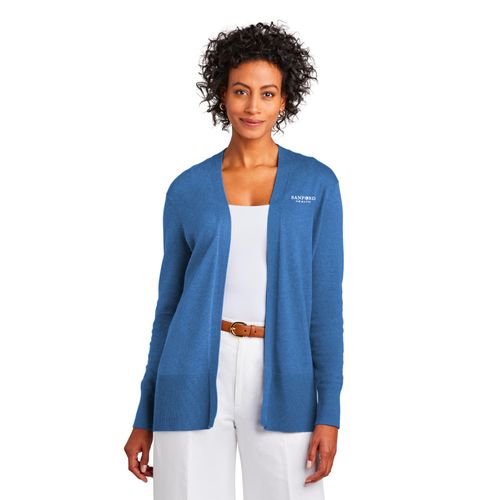 Brooks Brothers Women's Cotton Stretch Long Cardigan Sweater image thumbnail