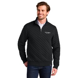 Image of Brooks Brothers Diamond Quilt 1/4-Zip