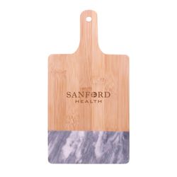 Image of Black Marble & Bamboo Cutting Board