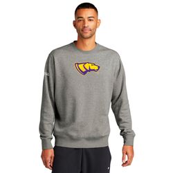 Image of Nike Club Fleece Sleeve Swoosh Crew