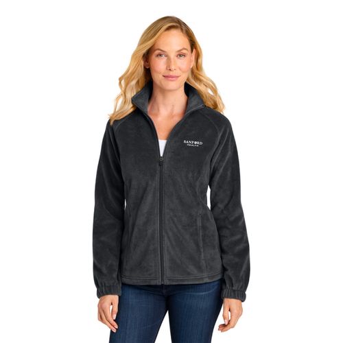 Port Authority Women’s Plush Fleece Full-Zip Jacket image thumbnail