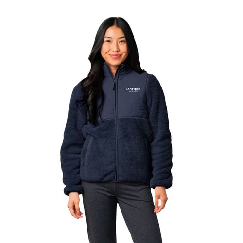 Women's Quilted Teddy Fleece Jacket image thumbnail