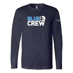 Image of Pre-Order Blue Crew Long Sleeve Tee