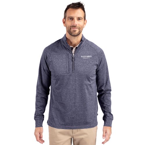 Tall Adapt Eco Knit Heather Men's Quarter Zip image thumbnail