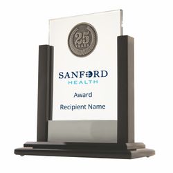 Image of 8 1/2" x 10 1/2" Glass Eminence Award