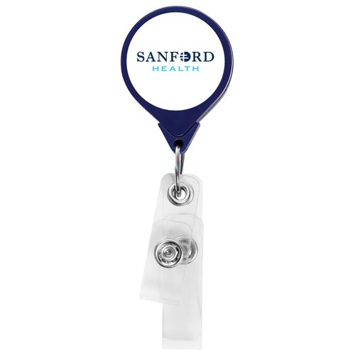 JUMBO Anti-Microbial Round 2-Strap Badge Reel image thumbnail