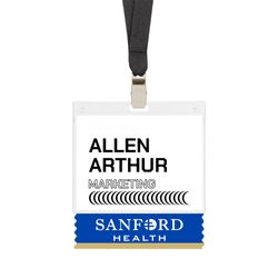 Image of 4"w Custom Badge Ribbon