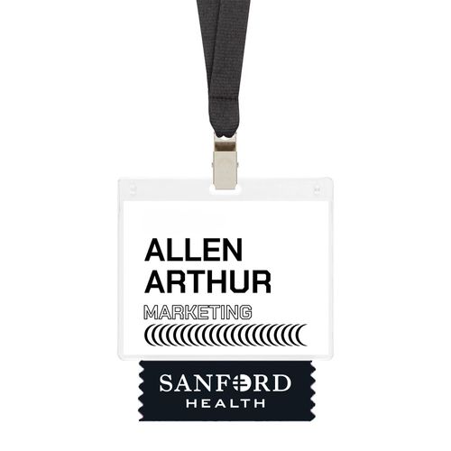 3"w Custom Badge Ribbon image thumbnail